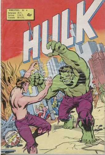 Scan de la Couverture Hulk Publication Flash n 4